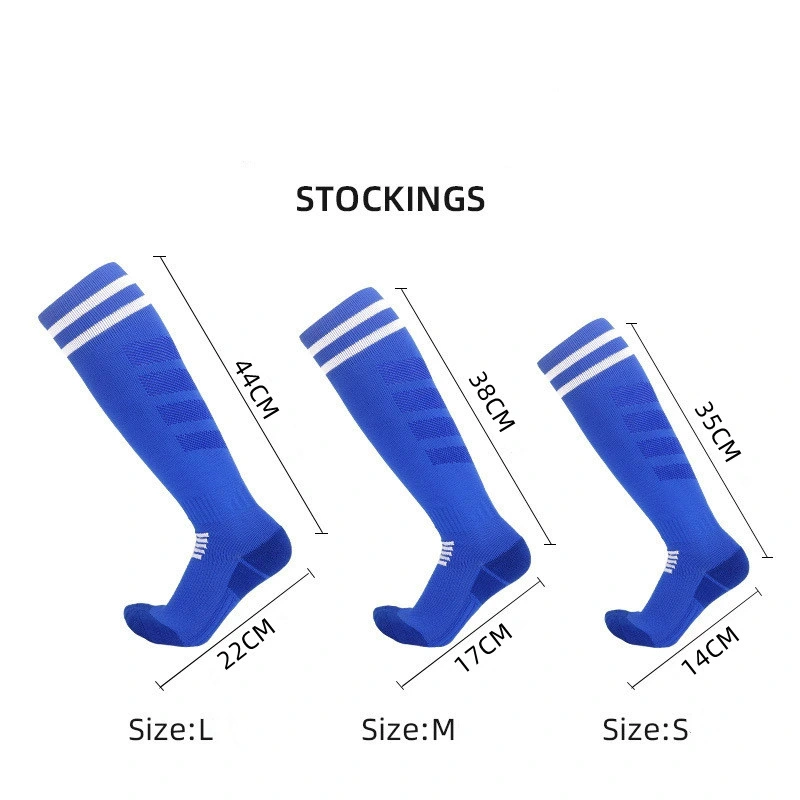 Football Socks Long Tube Leggings Cotton Socks Stocking Clothes Soccer Socks for Adult and Children for Sports